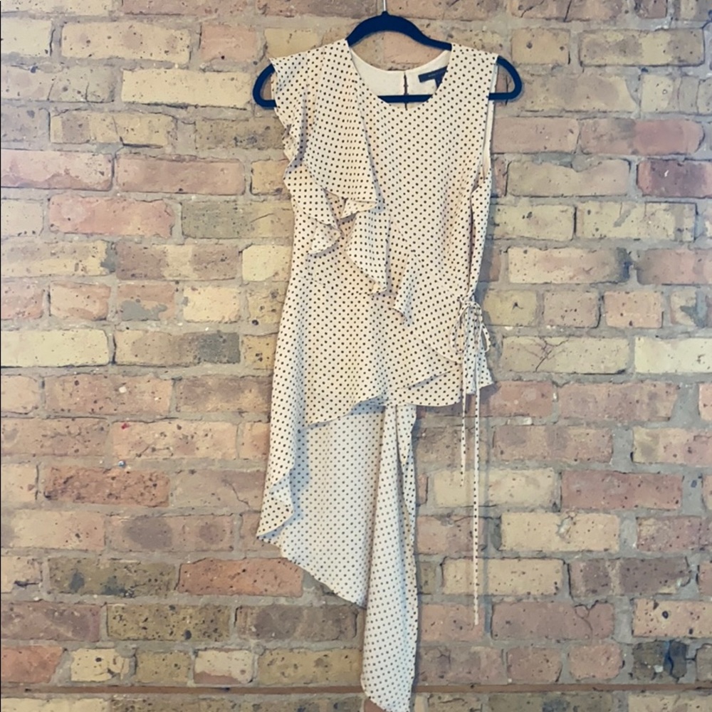 BCBGMAXAZRIA wrap blouse